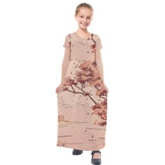 Kids  Short Sleeve Maxi Dress 