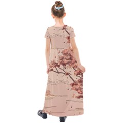 Kids  Short Sleeve Maxi Dress 