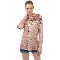 Long Sleeve Satin Shirt 