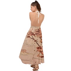 Backless Maxi Beach Dress 