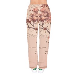 Women Velvet Drawstring Pants 