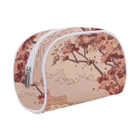 Pastel Nature , Art, Blue, Cute, Nature, Pink Make Up Case (Small) from ArtsNow.com