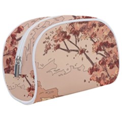 Pastel Nature , Art, Blue, Cute, Nature, Pink Make Up Case (Medium) from ArtsNow.com