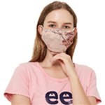 Pastel Nature , Art, Blue, Cute, Nature, Pink Fitted Cloth Face Mask (Adult)