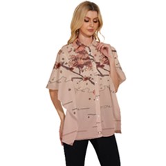 Women s Batwing Button Up Shirt 