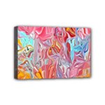 Marbling art Mini Canvas 6  x 4  (Stretched)