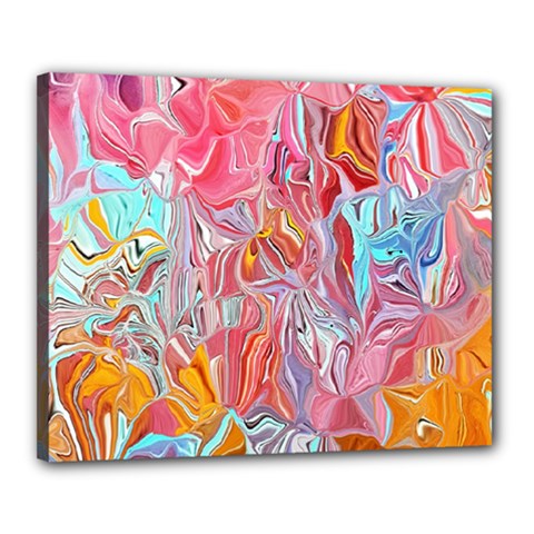 Marbling art Canvas 20  x 16  (Stretched) from ArtsNow.com