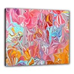 Marbling art Canvas 24  x 20  (Stretched)