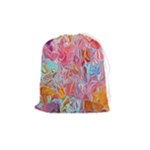 Marbling art Drawstring Pouch (Medium)