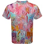 Marbling art Men s Cotton T-Shirt