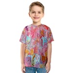 Marbling art Kids  Sport Mesh T-Shirt