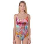 Marbling art Camisole Leotard 