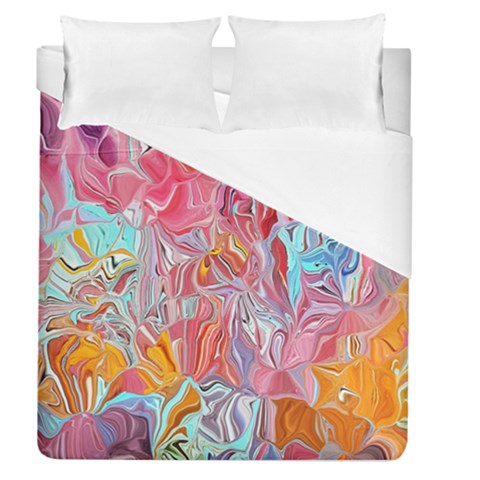 Marbling art Duvet Cover (Queen Size) from ArtsNow.com