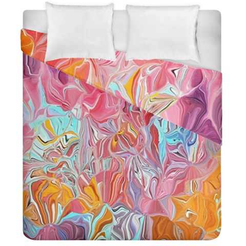 Marbling art Duvet Cover Double Side (California King Size) from ArtsNow.com