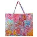 Zipper Large Tote Bag 