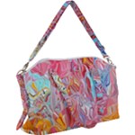 Marbling art Canvas Crossbody Bag