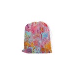 Marbling art Drawstring Pouch (XS)