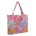 Zipper Medium Tote Bag Front