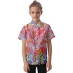 Marbling art Kids  Short Sleeve Shirt