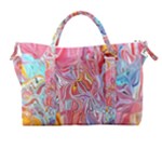 Marbling art Carry-on Travel Shoulder Bag