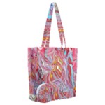 Marbling art Everyday Shoulder Bag with Pouch Bag