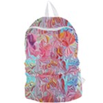 Marbling art Foldable Lightweight Backpack