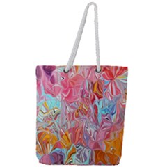 Full Print Rope Handle Tote (Large) 