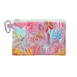 Marbling art Canvas Cosmetic Bag (Medium)