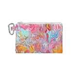 Marbling art Canvas Cosmetic Bag (Small)