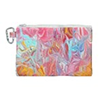 Marbling art Canvas Cosmetic Bag (Large)