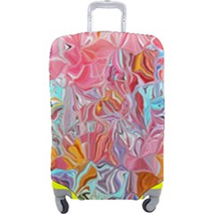 Marbling art Luggage Cover (Large) from ArtsNow.com