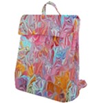 Marbling art Flap Top Backpack