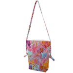 Marbling art Folding Shoulder Bag