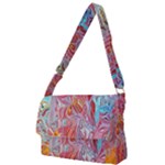 Marbling art Full Print Messenger Bag (S)