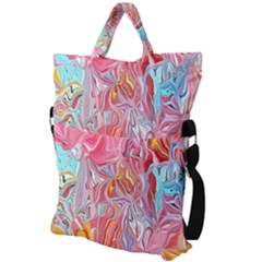 Fold Over Handle Tote Bag 