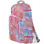 Marbling art Double Compartment Backpack