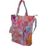 Marbling art Shoulder Tote Bag