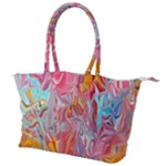 Marbling art Canvas Shoulder Bag