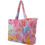 Marbling art Simple Shoulder Bag