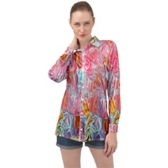 Long Sleeve Satin Shirt 