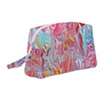 Marbling art Wristlet Pouch Bag (Medium)