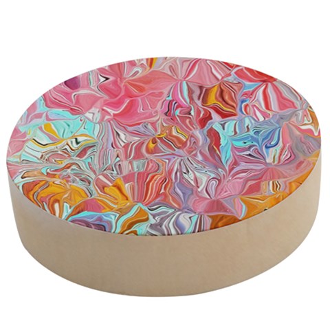 Marbling art Wooden Bottle Opener (Round) from ArtsNow.com