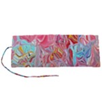 Marbling art Roll Up Canvas Pencil Holder (S)