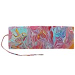 Marbling art Roll Up Canvas Pencil Holder (M)