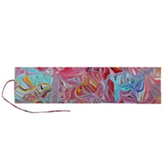 Marbling art Roll Up Canvas Pencil Holder (L) from ArtsNow.com