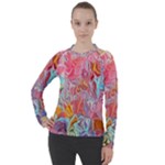 Marbling art Women s Pique Long Sleeve T-Shirt