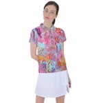 Marbling art Women s Polo T-Shirt