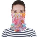 Marbling art Face Seamless Bandana (Adult)