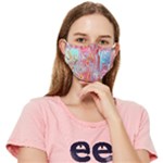 Marbling art Fitted Cloth Face Mask (Adult)