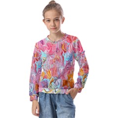 Kids  Long Sleeve T-Shirt with Frill  